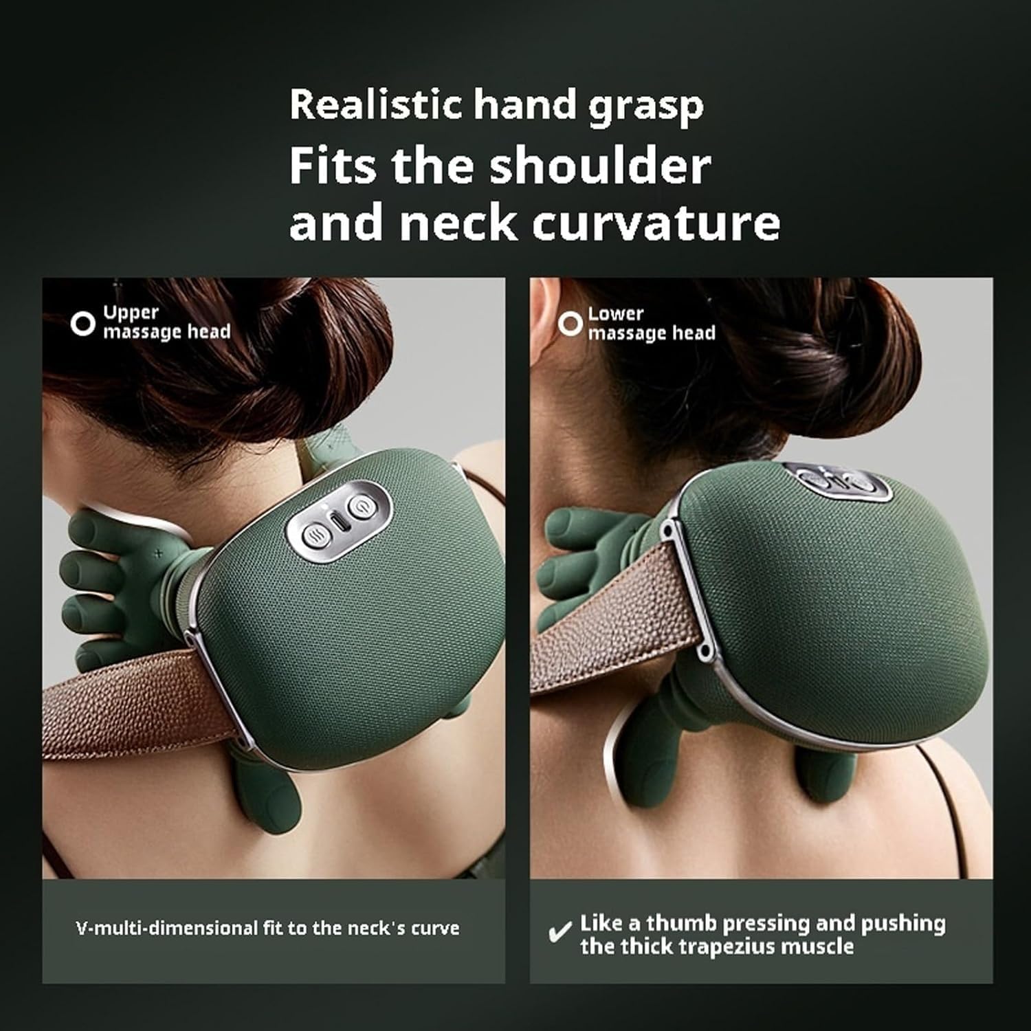 SoothePalm™— Human-Hand Neck & Shoulder Massager