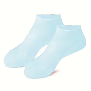 Unisex Silicone Moisture Socks (1 Pair) — For Dry, Cracked Heels