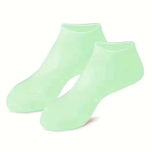 Unisex Silicone Moisture Socks (1 Pair) — For Dry, Cracked Heels