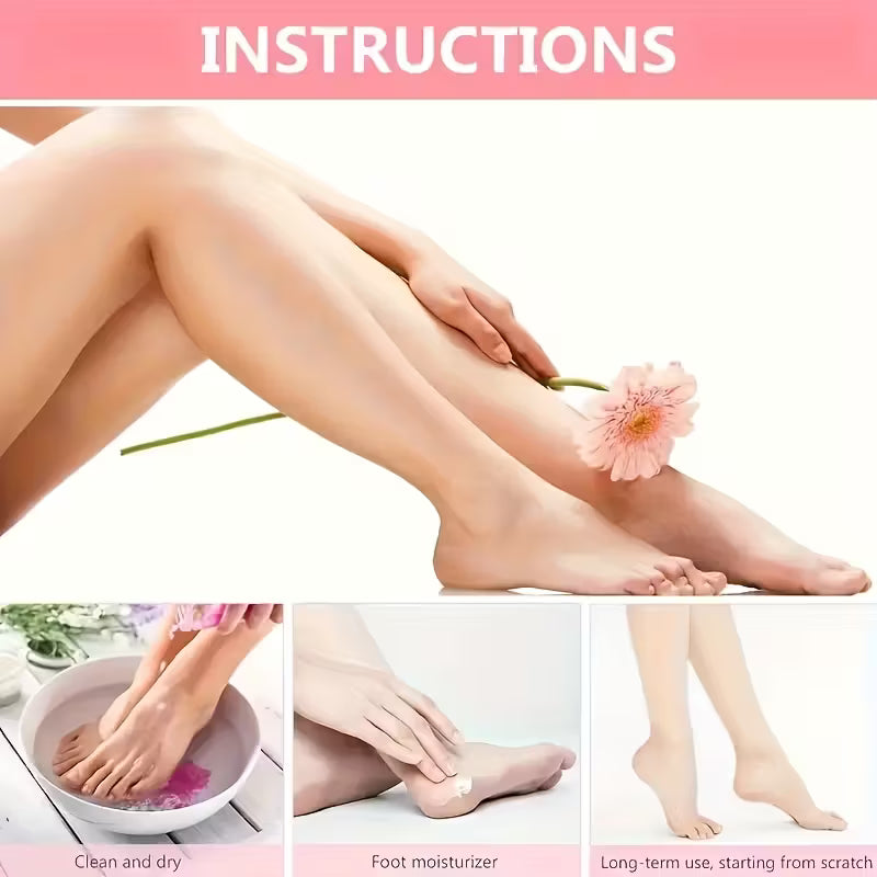 Unisex Silicone Moisture Socks (1 Pair) — For Dry, Cracked Heels