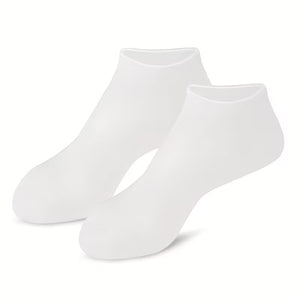 Unisex Silicone Moisture Socks (1 Pair) — For Dry, Cracked Heels