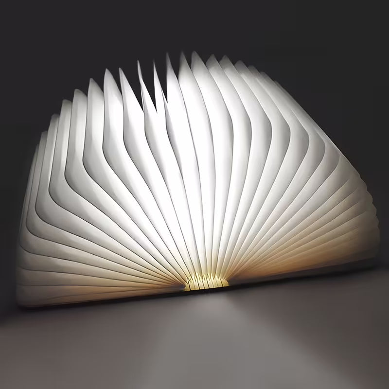 SootheGlow™ — 3D Folding Book Light with Ambient Glow Modes